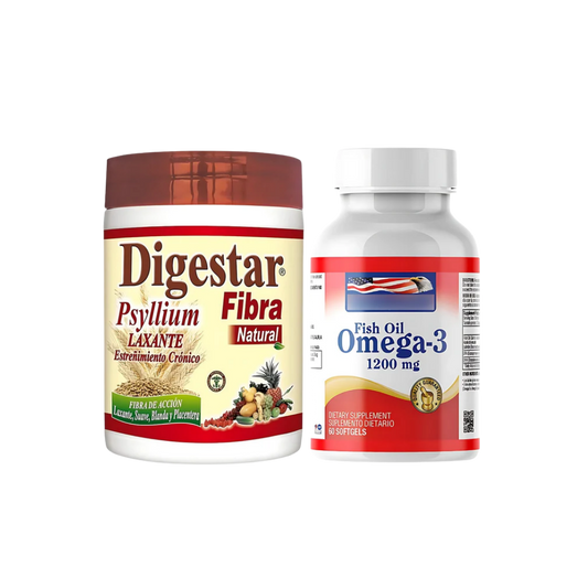 Digestar Fibra Natural Y Omega 3 Healthy America Natural