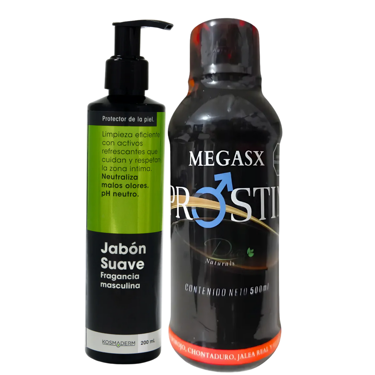 Kit Masculino Jabon Intimo + Potenciador Mega ProstinX
