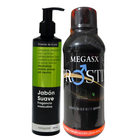 Kit Masculino Jabon Intimo + Potenciador Mega ProstinX