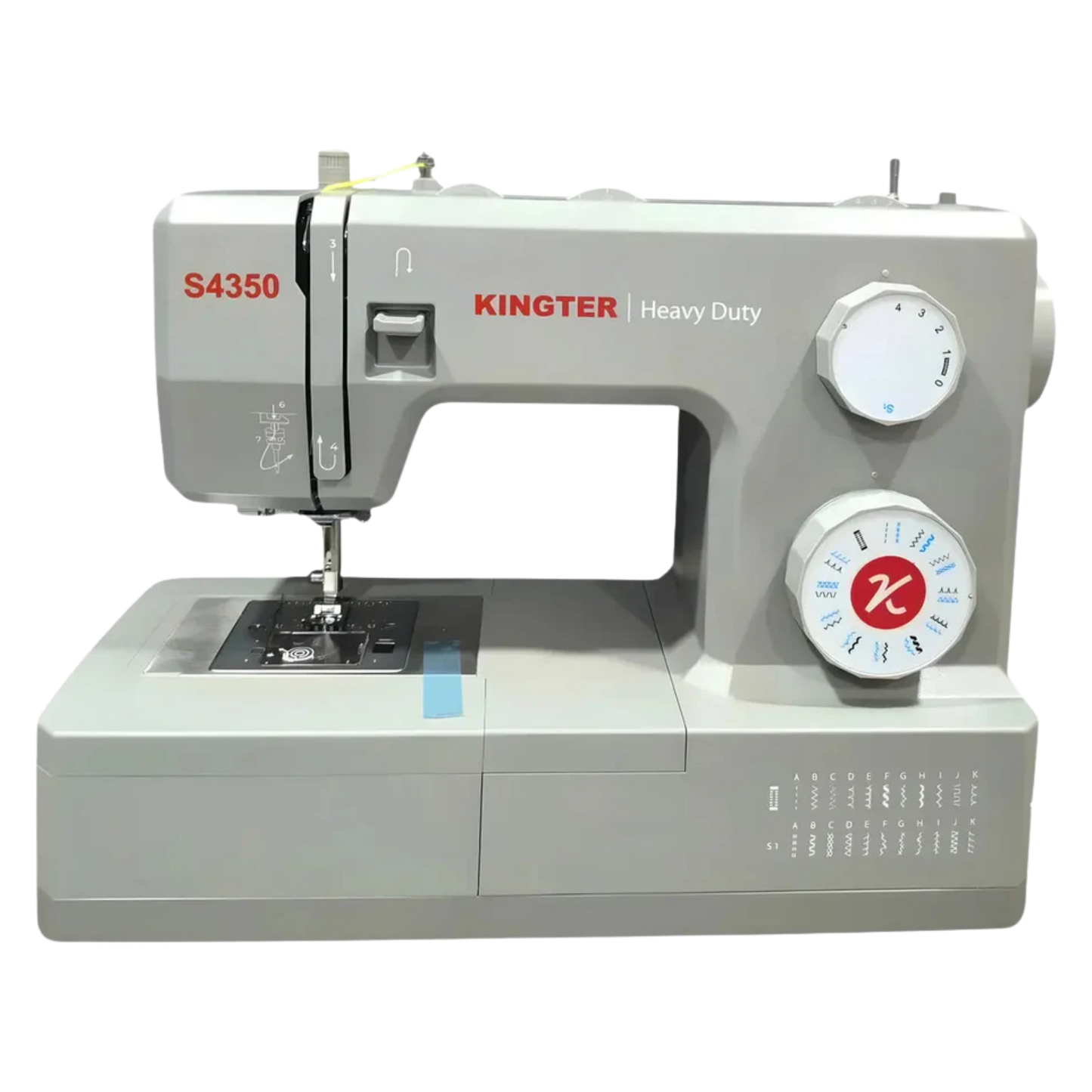 Kingter S4350 Máquina De Coser Heavy Duty Gris